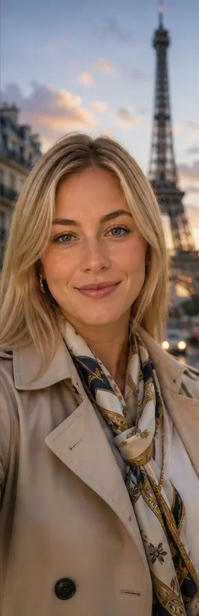 Paris AI portrait style