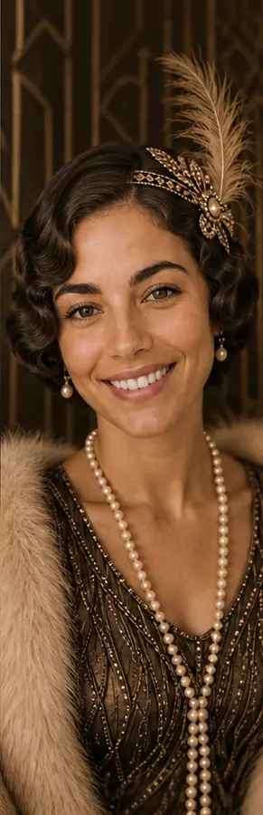 1920s AI portrait style