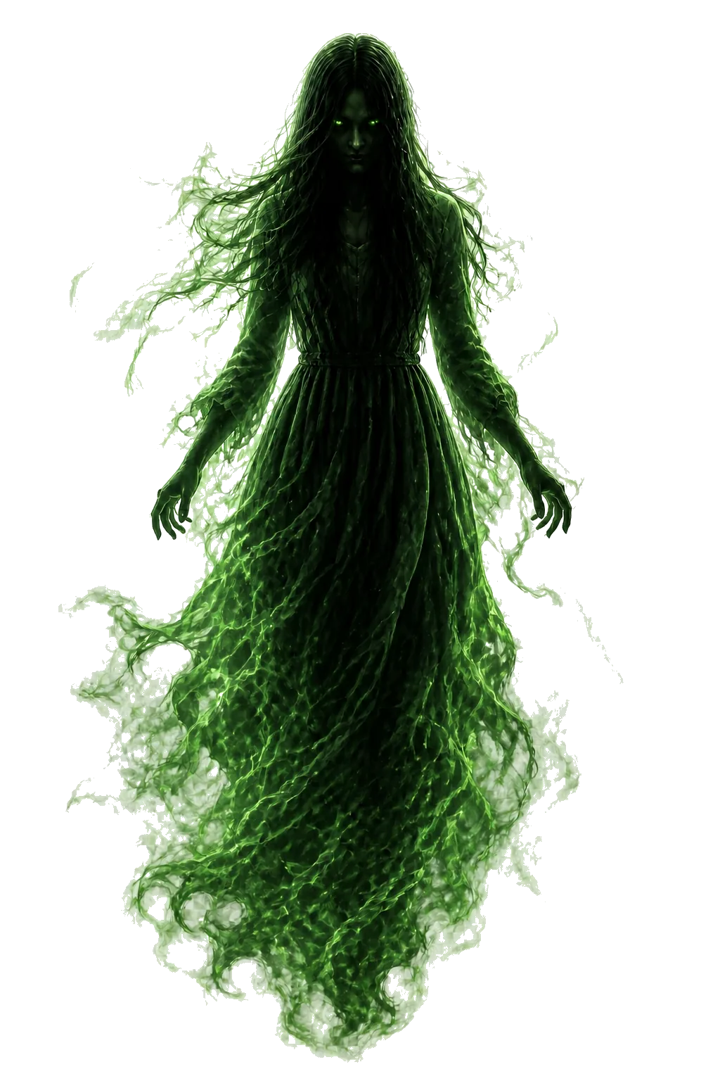 Ghost appearing in an augmented reality encounter